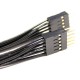Cable duplicador USB de placa madre 10-pin USB AC97 HD-Audio