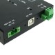 Adaptador industrial USB 2.0 a RS232 RS422 RS485 opto-aislado de 4 puertos