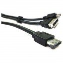 Cable eSATAp o eSATA+USB (M/MiniUSB5pin-BM+eSATA-H) 1m