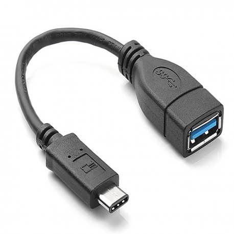 Cable OTG USB-C 3.1 Macho a USB-A 3.0 Hembra de 20cm