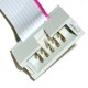 Cable interno IDC10 para puerto USB y serie de 30 cm macho a hembra