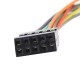 Cable interno IDC10 para puerto USB y serie de 30 cm hembra a hembra