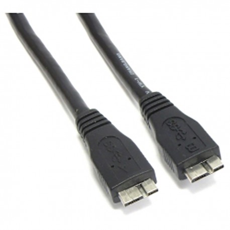 Cable SuperSpeed USB 3.0 (MicroUSB-M Tipo A/MicroUSB-M Tipo B) 50cm