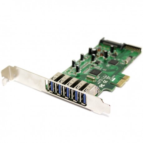 Tarjeta PCI-Express a SuperSpeed USB 3.0 de 5 puertos externos
