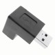 Adaptador USB 3.0 A macho a A hembra con ángulo