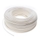 Cable eléctrico y altavoces estéreo 2x1.50mm de 100m color blanco