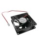 Ventilador de chasis 80x80x25 mm de 12 VDC para caja de ordenador