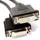 Cable duplicador DMS59-macho a 2X DVI-I-hembra de 15cm