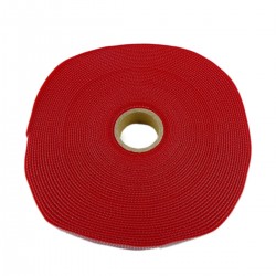 Bobina de cinta adherente de 20mm x 10m de color rojo