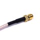 Cable coaxial RG316 N-hembra a SMA-hembra 20cm