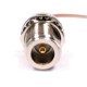 Cable coaxial RG316 N-hembra a SMA-hembra 20cm