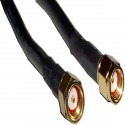 Cable coaxial HDF200 SMA-macho a rSMA-macho 1m
