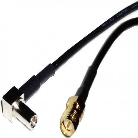 Cable RG-174RF 20cm (MS-147-C-LP-Macho/rSMA-Hembra)