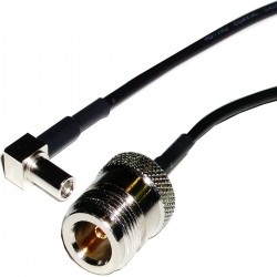 Cable RG-174RF 20cm (MS-147-C-LP-Macho/N-Hembra)