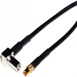 Cable RG-174RF 20cm (MS-147-C-LP-Macho/MMCX-Hembra)
