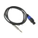 Cable speakon altavoces NL2 a jack 6.3mm 2x1.5mm 15GA 3m
