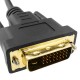 Cable de vídeo DisplayPort macho a DVI-D macho 5 m
