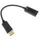 Cable adaptador de vídeo 4K 10cm de DisplayPort DP macho a HDMI hembra 1080p FullHD 2K 4K