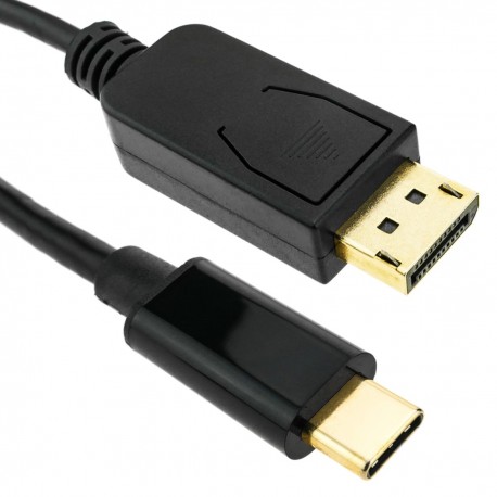 Cable USB 3.1 C macho a DisplayPort macho Conversor de vídeo 4K Ultra HD 60Hz C20CH 1.8m