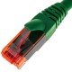 Cable de red ethernet LAN RJ45 UTP 24 AWG Ultra flexible Cat. 6A verde 1 m