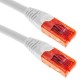 Cable de red ethernet LAN RJ45 UTP 24 AWG Ultra flexible Cat. 6A blanco 3 metros