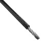 Cable de acero inoxidable de 6 mm. Bobina de 100 m. Recubierto de plástico negro