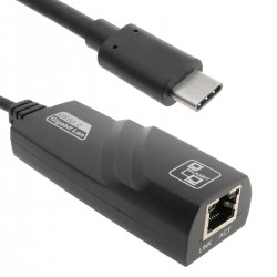 Adaptador USB 3.0 tipo C a red ethernet 10/100/1000 Mbps