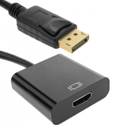 Adaptador DisplayPort a HDMI activo 10cm