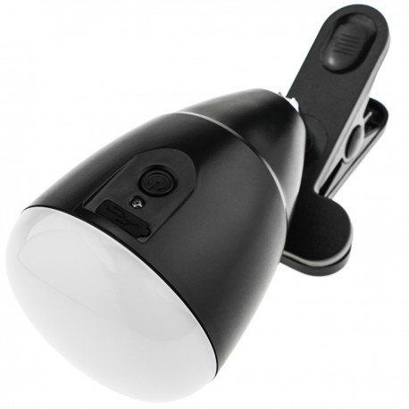 Lámpara LED recargable de pinza con 3 niveles de intensidad luz cálida 4000K 460 lumens 5W