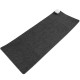 Alfombra y superficie térmica gris oscuro de 80x32cm 77W con calefacción para escritorio suelo y pies