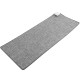 Alfombra y superficie térmica gris claro de 80x32cm 77W con calefacción para escritorio suelo y pies
