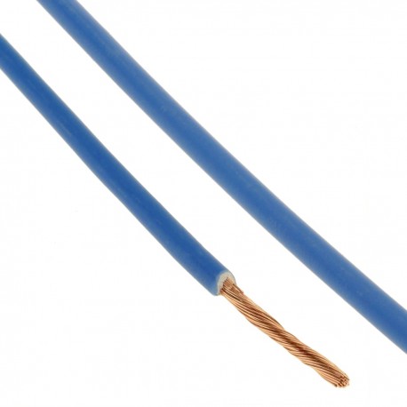 Bobina de cable eléctrico LSHF 200 m azul 1.5mm