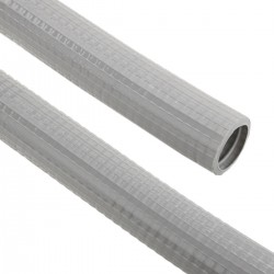 Tubo corrugado reforzado PVC M-16 100 m Gris