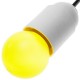 Bombilla LED G45 E27 230VAC 1,5W luz amarilla 10 unidades