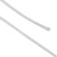 Cuerda trenzada de poliéster 100 m x 3 mm blanca