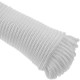 Cuerda trenzada de nailon 10 m x 3 mm blanca