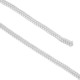 Cuerda trenzada de nailon 100 m x 6 mm blanca