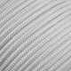 Cuerda trenzada de nailon 100 m x 6 mm blanca