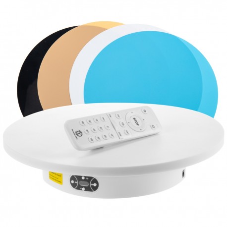 Plataforma giratoria con Bluetooth de 30cm de diámetro en color blanco