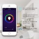 Bombilla LED inteligente multicolor inalámbrica ajustable E27 9W compatible con Google Home, Alexa y IFTTT