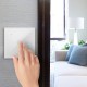 Interruptor inteligente táctil en color blanco compatible con Google Home, Alexa y IFTTT