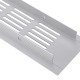 Rejilla de ventilación para zócalo aluminio 250x60mm