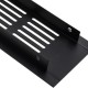 Rejilla de ventilación para zócalo aluminio 200x60mm en color negro