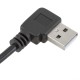 Cable USB 2.0 tipo A Macho acodado a USB tipo A Hembra para Panel 100 cm