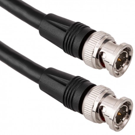 Cable coaxial BNC 12G HD SDI macho a macho de alta calidad 1m