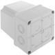 Caja de superficie cuadrada IP66 libre de halógenos LSZH 120x120x140mm