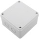 Caja de superficie cuadrada IP44 libre de halógenos LSZH 120x120x70mm