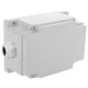 Caja de superficie rectangular IP66 libre de halógenos LSZH 120x170x70mm