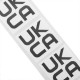 Rollo bobina de 800 etiquetas adhesivas con el logotipo UKCA 25x25 mm
