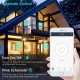 Enchufe inteligente 16A 3680W WiFi blanco compatible con Google Home, Alexa y IFTTT